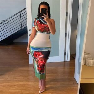 Two-Piece Rose Pattern, zikkies clothing store, best boutique in lagos, best boutique in ikeja, buy woman clothes in lagos, shop clothes online, buy male clothes, instagrm shop, legit instagram shop, legit instagram clothes vendor, instagram vendor in lagos, buy clothes with bitcoin in lagos