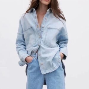 women's Denim shirt, zikkies clothing store, best boutique in lagos, best boutique in ikeja, buy woman clothes in lagos, shop clothes online, buy male clothes, instagrm shop, legit instagram shop, legit instagram clothes vendor, instagram vendor in lagos, buy clothes with bitcoin in lagos