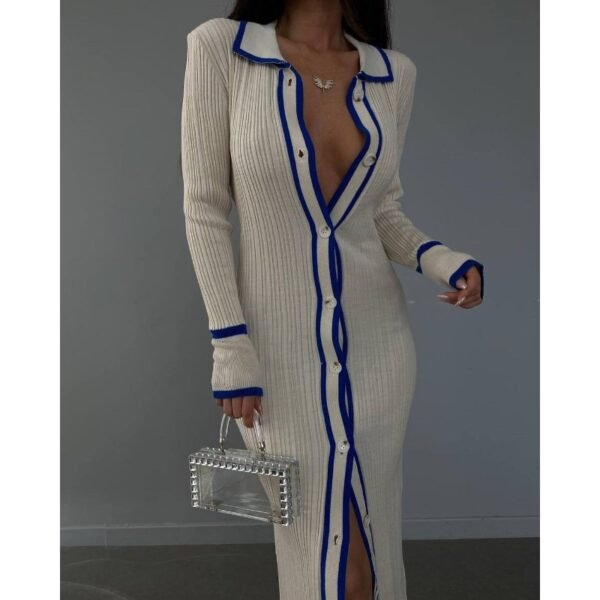 Long sleeve Cardigan Dress