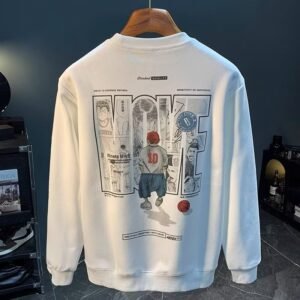 Casual Cartoon Printed Sweatshirt