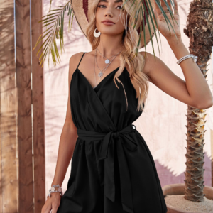 Striped Sleeveless Jumpsuit