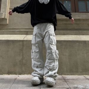 Loose Casual Trousers Straight Mopping Pants