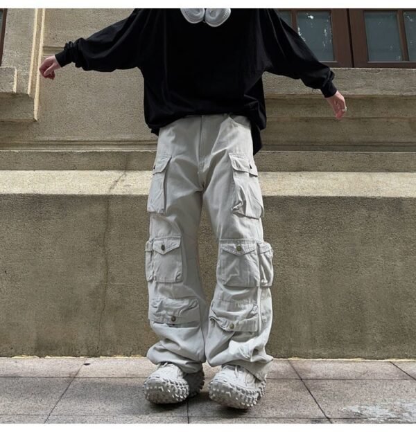 Loose Casual Trousers Straight Mopping Pants